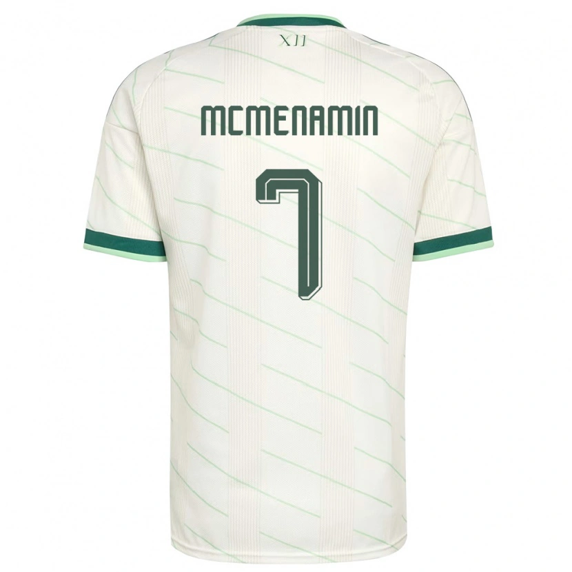 Danxen Dětské Severní Irsko Conor Mcmenamin #7 Bílá Zelená Daleko Hráčské Dresy 26-28 Dres