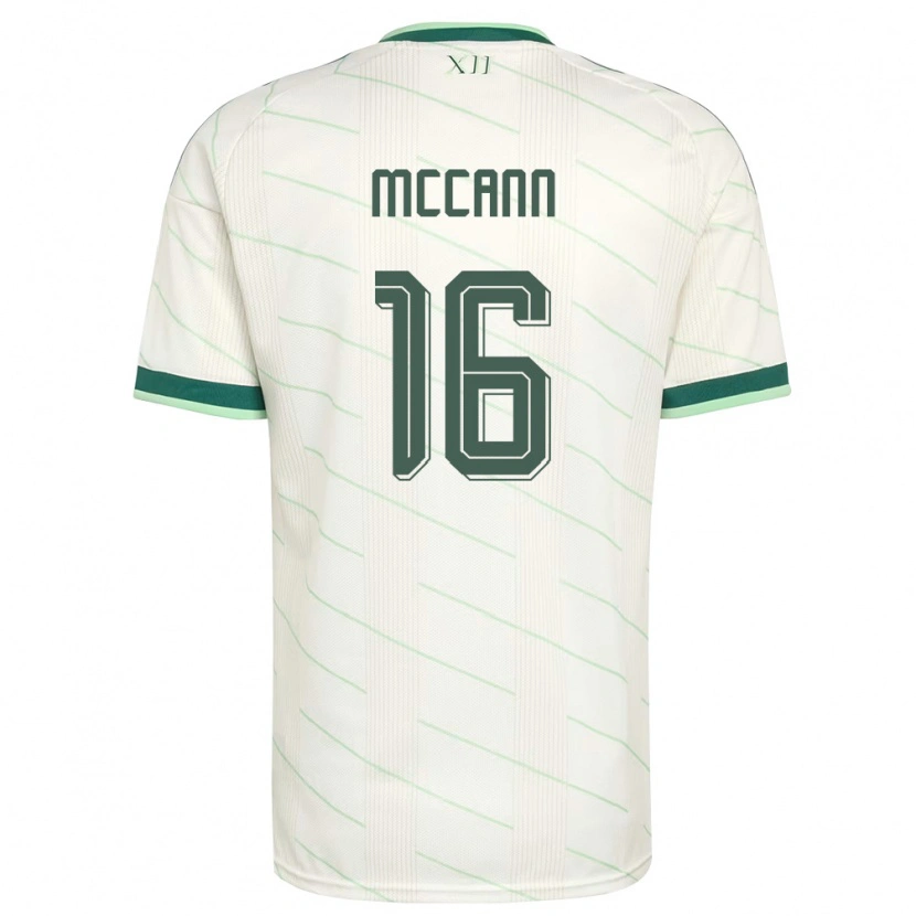Danxen Dětské Severní Irsko Ali Mccann #16 Bílá Zelená Daleko Hráčské Dresy 26-28 Dres