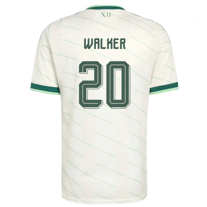 Danxen Dětské Severní Irsko Coist Walker #20 Bílá Zelená Daleko Hráčské Dresy 26-28 Dres