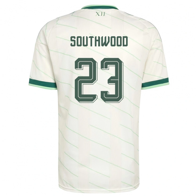 Danxen Dětské Severní Irsko Luke Southwood #23 Bílá Zelená Daleko Hráčské Dresy 26-28 Dres