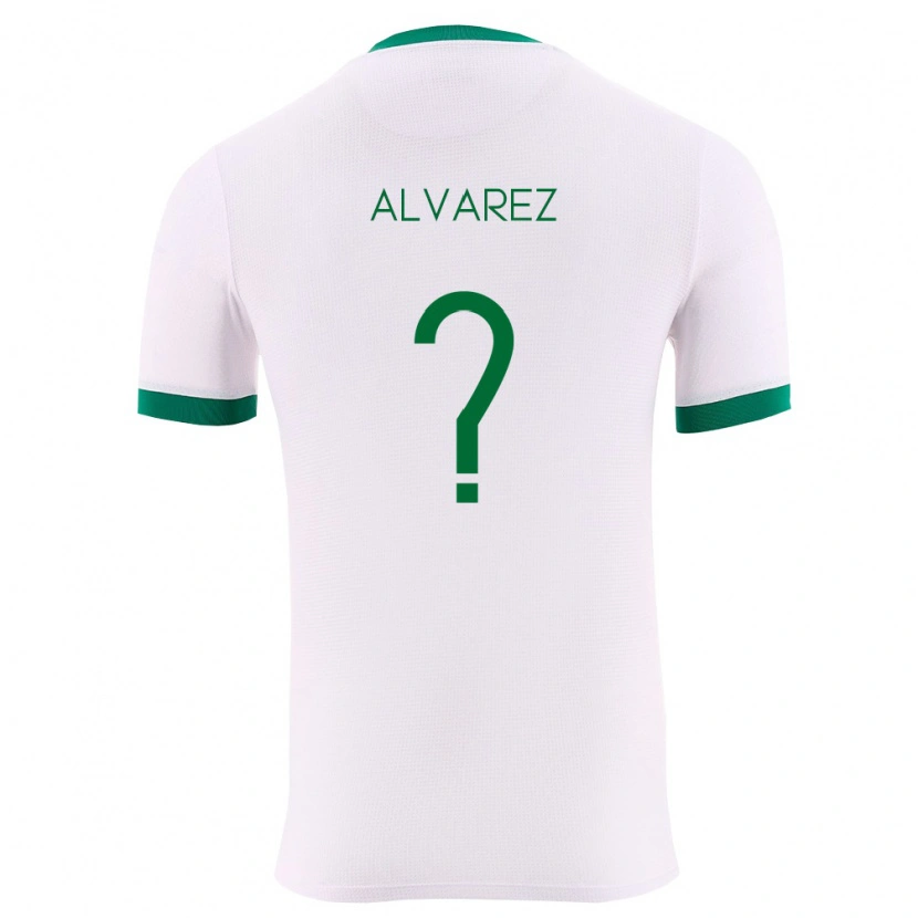 Danxen Dětské Bolívie Sebastián Álvarez #0 Bílá Zelená Červená Daleko Hráčské Dresy 26-28 Dres