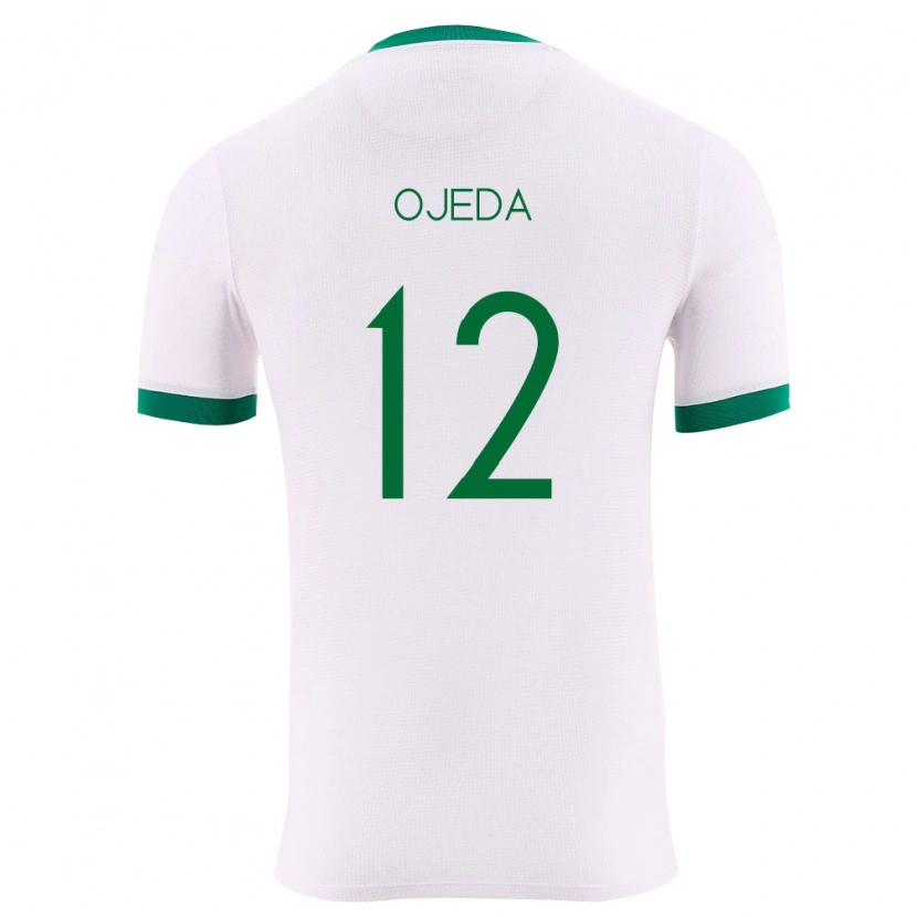 Danxen Dětské Bolívie Vanessa Ojeda #12 Bílá Zelená Červená Daleko Hráčské Dresy 26-28 Dres