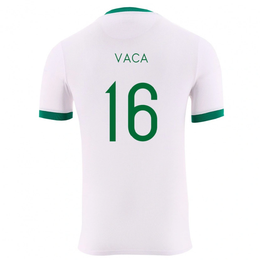 Danxen Dětské Bolívie Ervin Vaca #16 Bílá Zelená Červená Daleko Hráčské Dresy 26-28 Dres