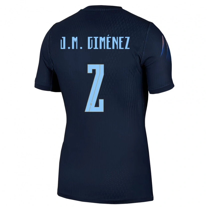 Danxen Dětské Uruguay José María Giménez #2 Černá Modrá Daleko Hráčské Dresy 26-28 Dres