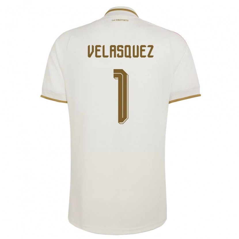 Danxen Dětské Venezuela Yessica Velásquez #1 Smetanová Žlutá Daleko Hráčské Dresy 26-28 Dres