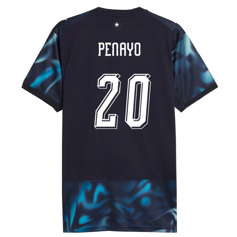 Danxen Dětské Paraguay William Penayo #20 Námořnická Nebeská Modrá Daleko Hráčské Dresy 26-28 Dres