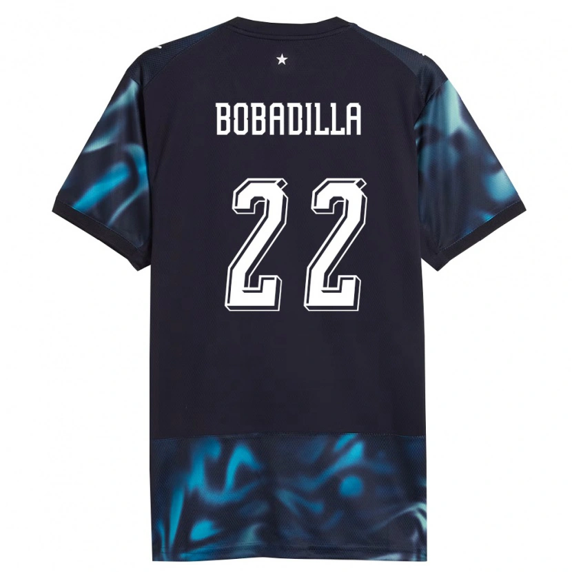 Danxen Dětské Paraguay Dylan Bobadilla #22 Námořnická Nebeská Modrá Daleko Hráčské Dresy 26-28 Dres