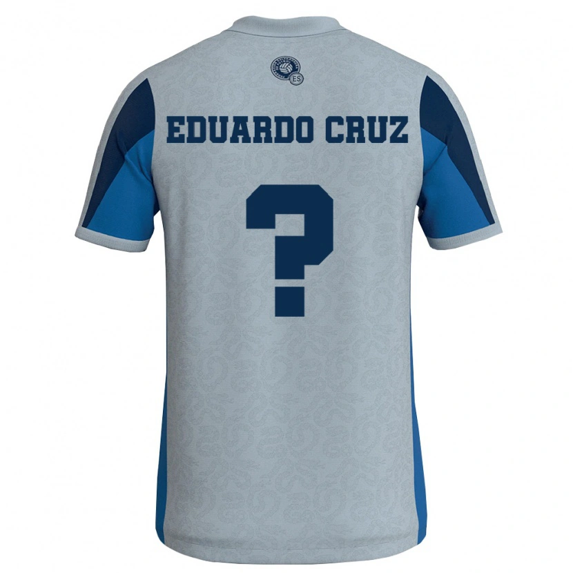 Danxen Dětské Salvador Eduardo Cruz #0 Bílá Nebeská Modrá Daleko Hráčské Dresy 26-28 Dres