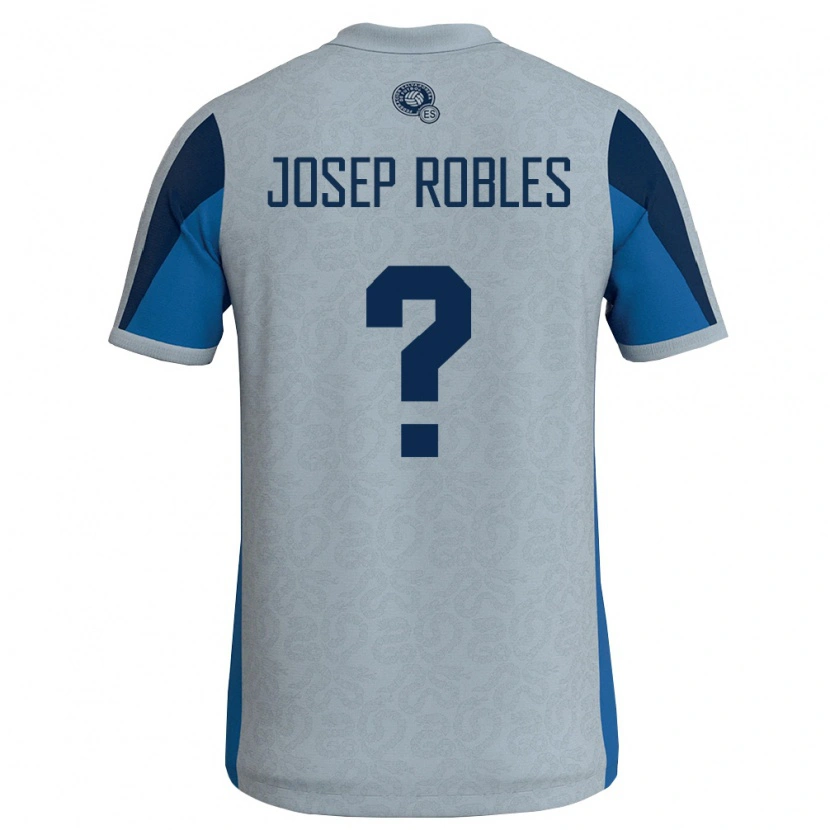 Danxen Dětské Salvador Josep Robles #0 Bílá Nebeská Modrá Daleko Hráčské Dresy 26-28 Dres