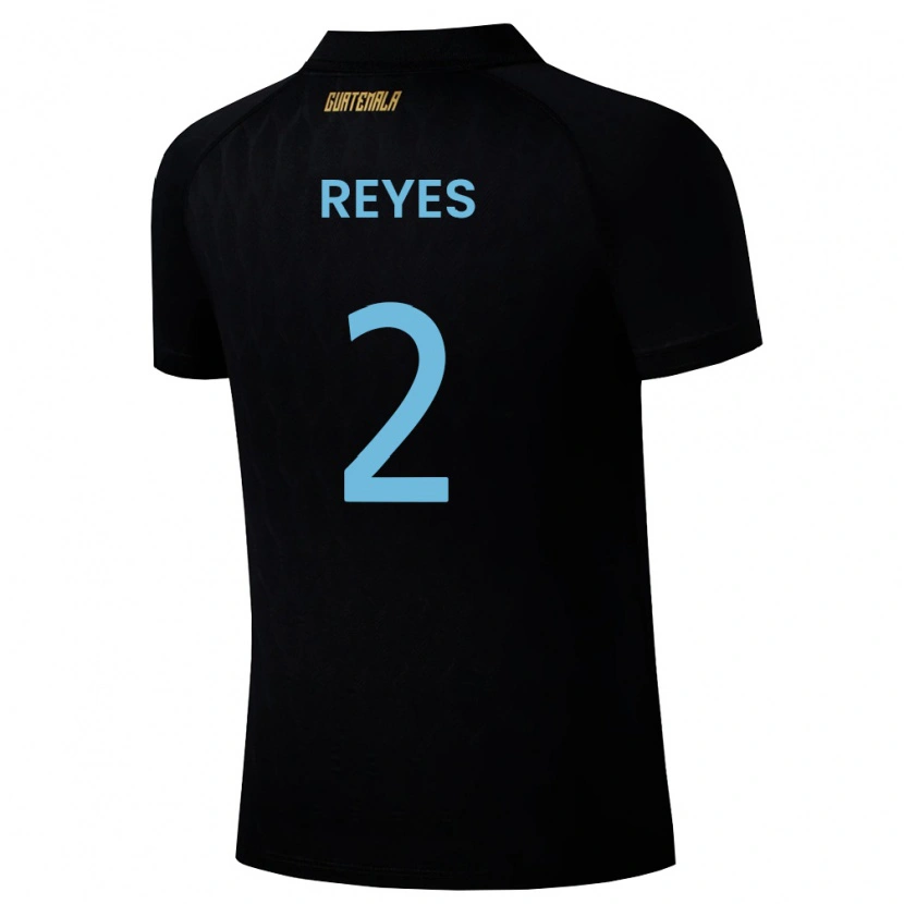 Danxen Dětské Guatemala Samantha Reyes #2 Černá Nebeská Modrá Bílá Daleko Hráčské Dresy 26-28 Dres