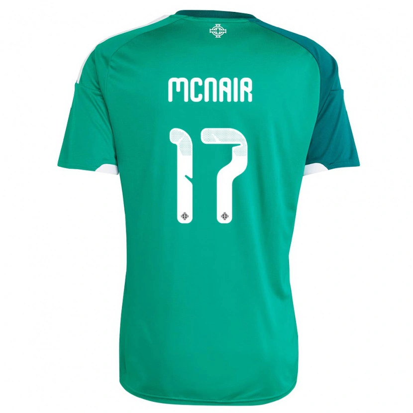 Danxen Pánské Severní Irsko Paddy Mcnair #17 Zelená Bílá Domů Hráčské Dresy 26-28 Dres