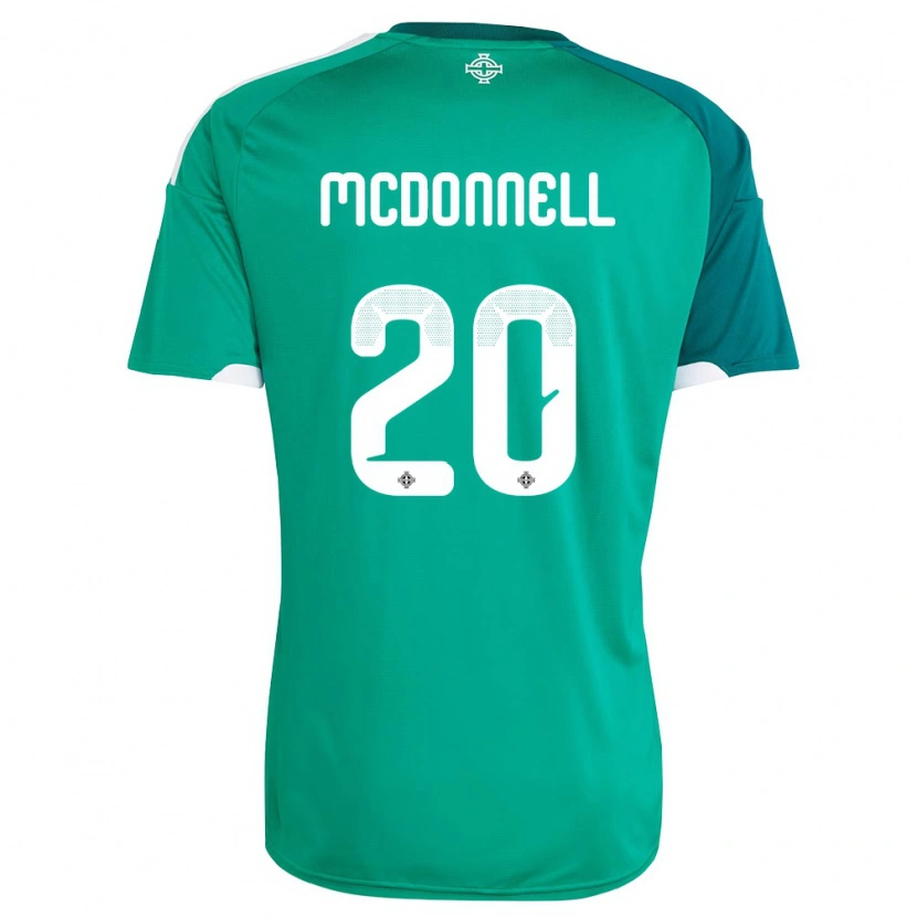 Danxen Pánské Severní Irsko Jamie Mcdonnell #20 Zelená Bílá Domů Hráčské Dresy 26-28 Dres