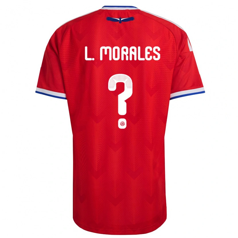 Danxen Pánské Chile Lauryn Morales #0 Červená Bílá Modrá Domů Hráčské Dresy 26-28 Dres