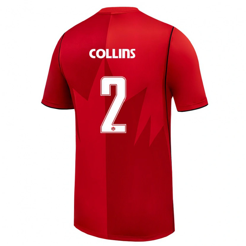 Danxen Pánské Kanada Sydney Collins #2 Červená Bílá Domů Hráčské Dresy 26-28 Dres
