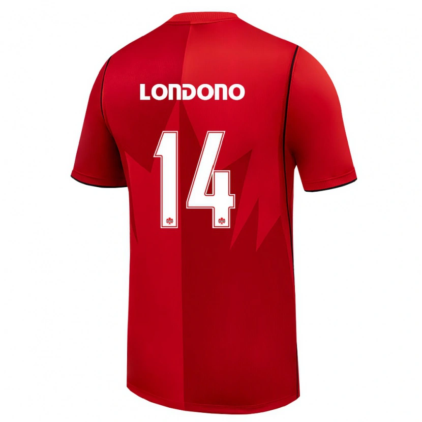 Danxen Pánské Kanada Tyler Londono #14 Červená Bílá Domů Hráčské Dresy 26-28 Dres