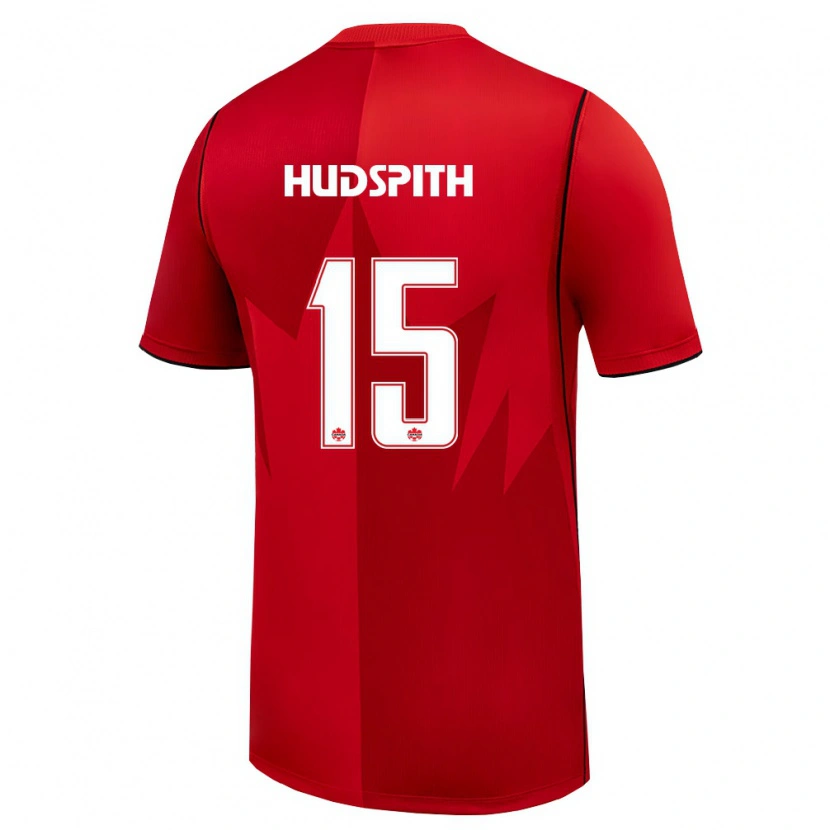 Danxen Pánské Kanada Henry Hudspith #15 Červená Bílá Domů Hráčské Dresy 26-28 Dres