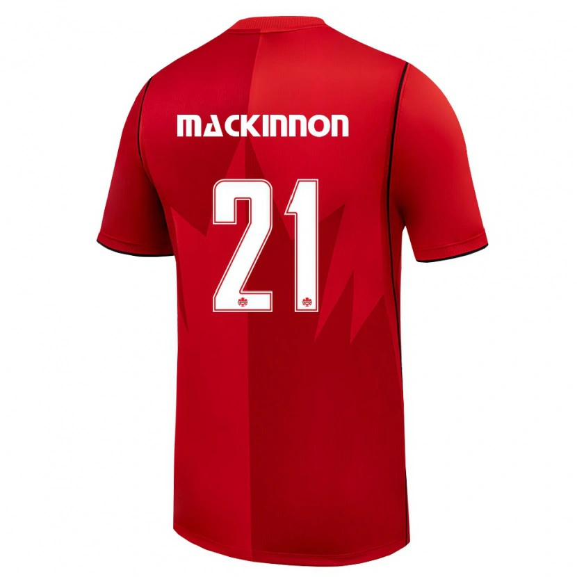 Danxen Pánské Kanada Benjamín Mackinnon #21 Červená Bílá Domů Hráčské Dresy 26-28 Dres