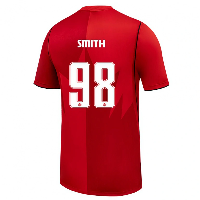 Danxen Pánské Kanada Olivia Smith #98 Červená Bílá Domů Hráčské Dresy 26-28 Dres