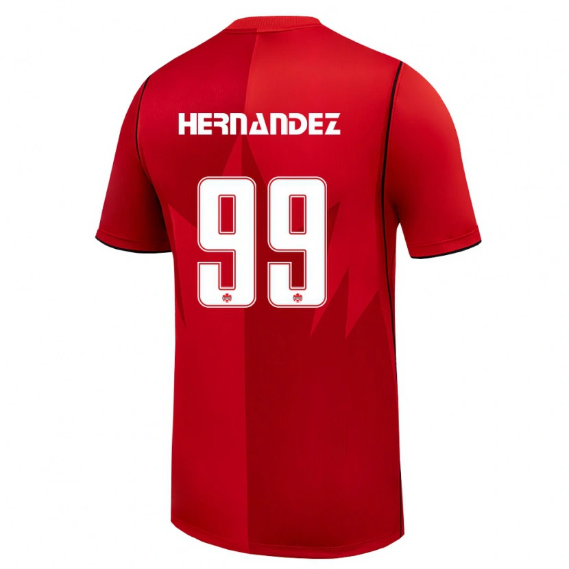 Danxen Pánské Kanada Jeneva Hernandez Gray #99 Červená Bílá Domů Hráčské Dresy 26-28 Dres