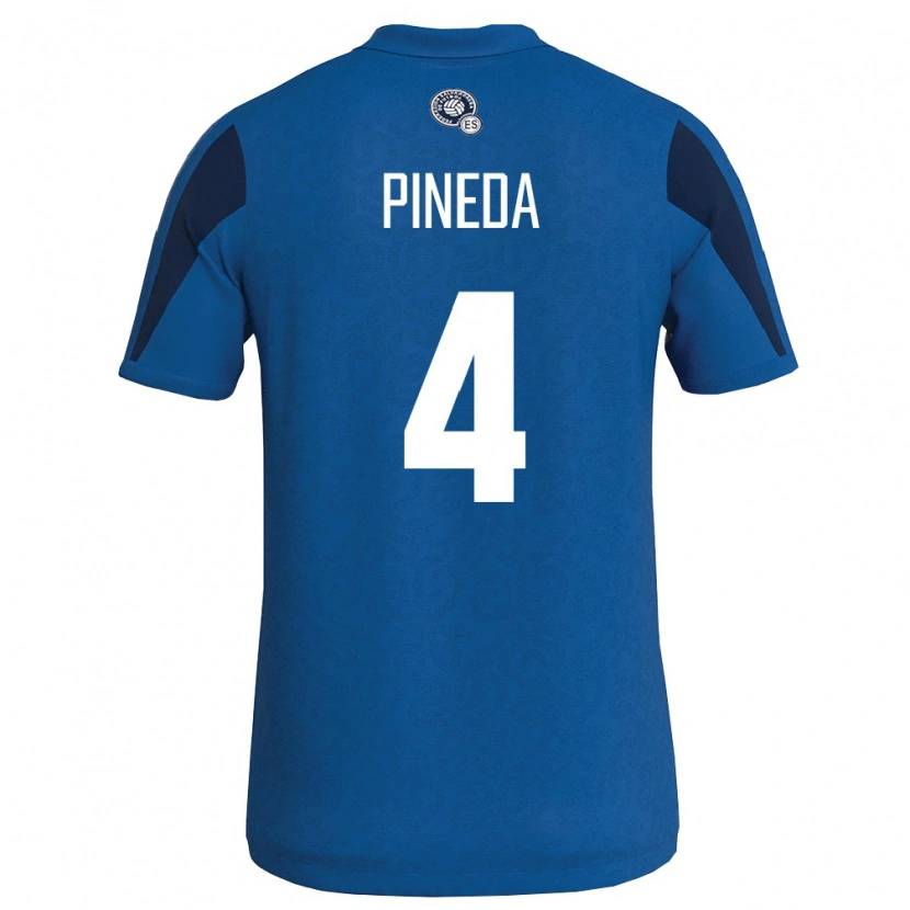 Danxen Pánské Salvador Wálter Pineda #4 Modrá Námořnická Domů Hráčské Dresy 26-28 Dres
