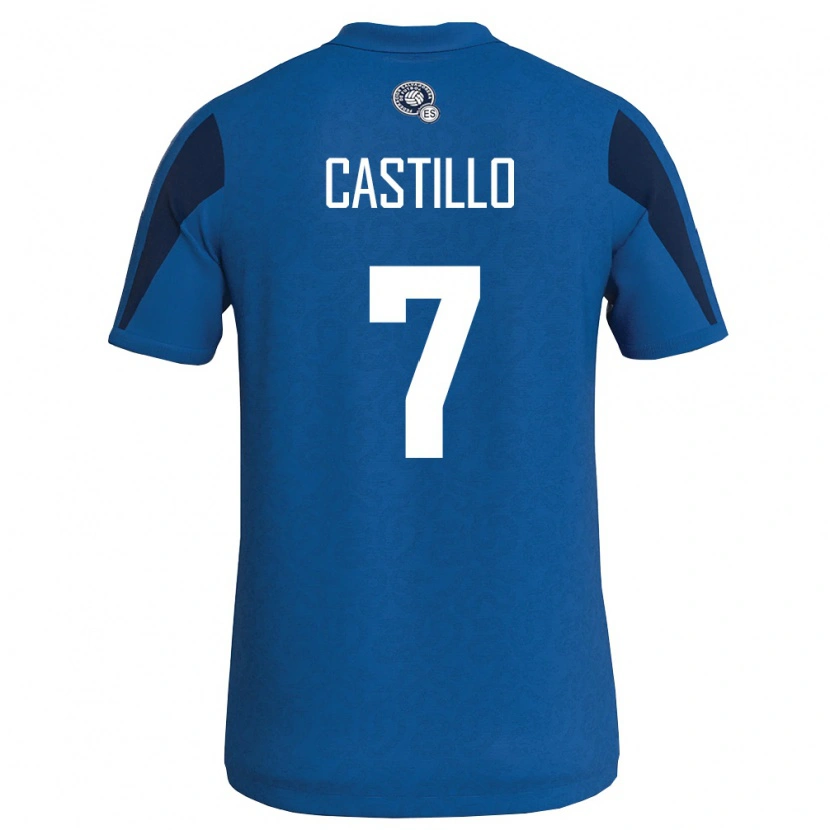 Danxen Pánské Salvador Francis Castillo #7 Modrá Námořnická Domů Hráčské Dresy 26-28 Dres