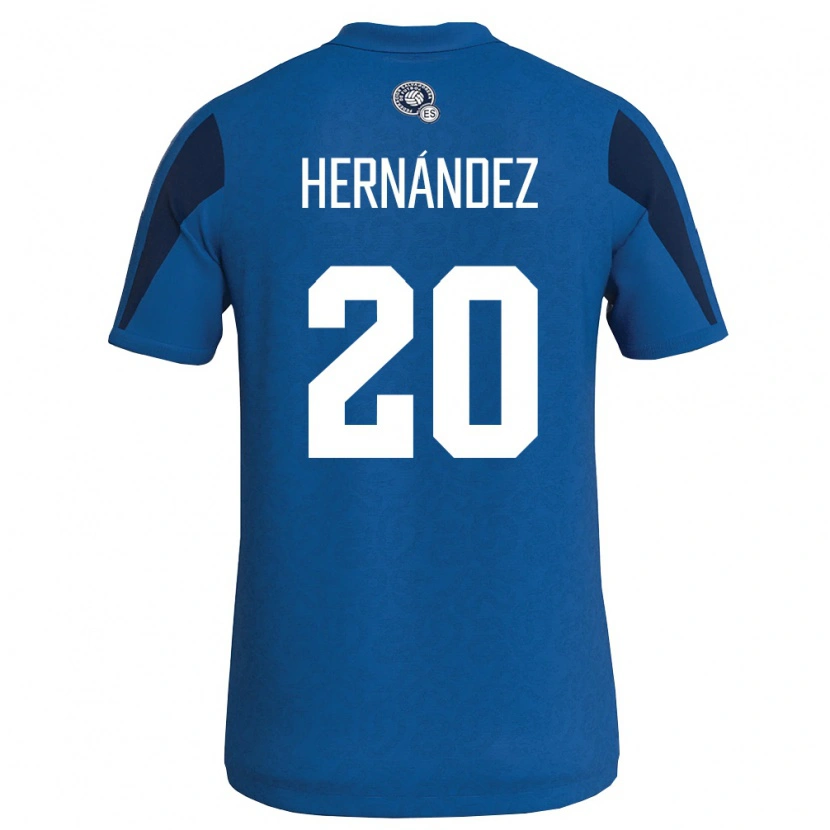 Danxen Pánské Salvador Roberto Hernández #20 Modrá Námořnická Domů Hráčské Dresy 26-28 Dres