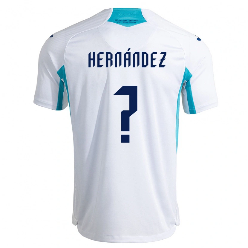 Danxen Pánské Honduras Riccy Hernández #0 Bílá Modrá Nebeská Modrá Domů Hráčské Dresy 26-28 Dres