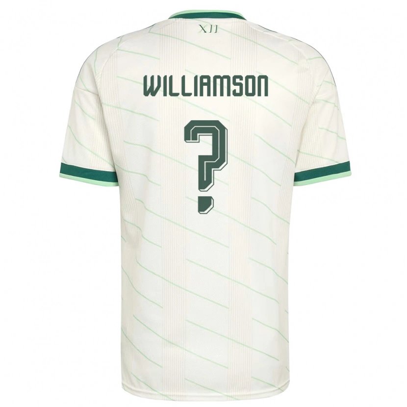 Danxen Pánské Severní Irsko Josh Williamson #0 Bílá Zelená Daleko Hráčské Dresy 26-28 Dres