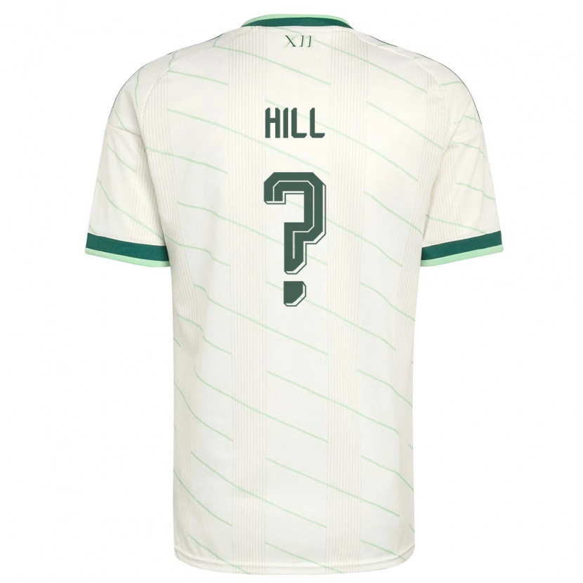 Danxen Pánské Severní Irsko Tom Hill #0 Bílá Zelená Daleko Hráčské Dresy 26-28 Dres