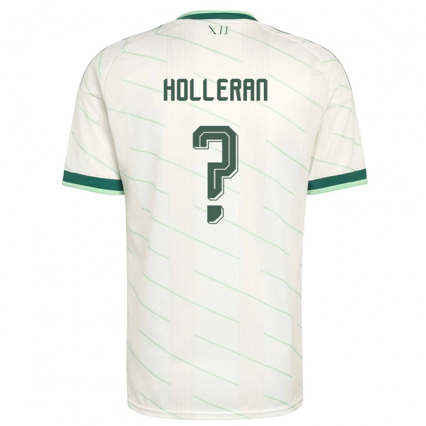 Danxen Pánské Severní Irsko Daithi Holleran #0 Bílá Zelená Daleko Hráčské Dresy 26-28 Dres