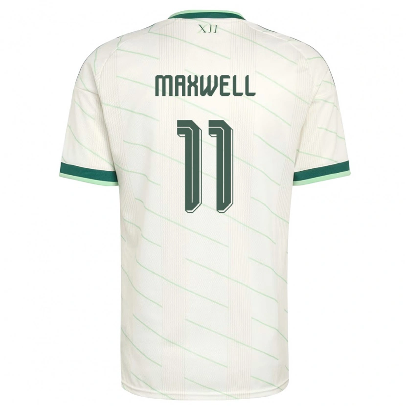 Danxen Pánské Severní Irsko Danielle Maxwell #11 Bílá Zelená Daleko Hráčské Dresy 26-28 Dres