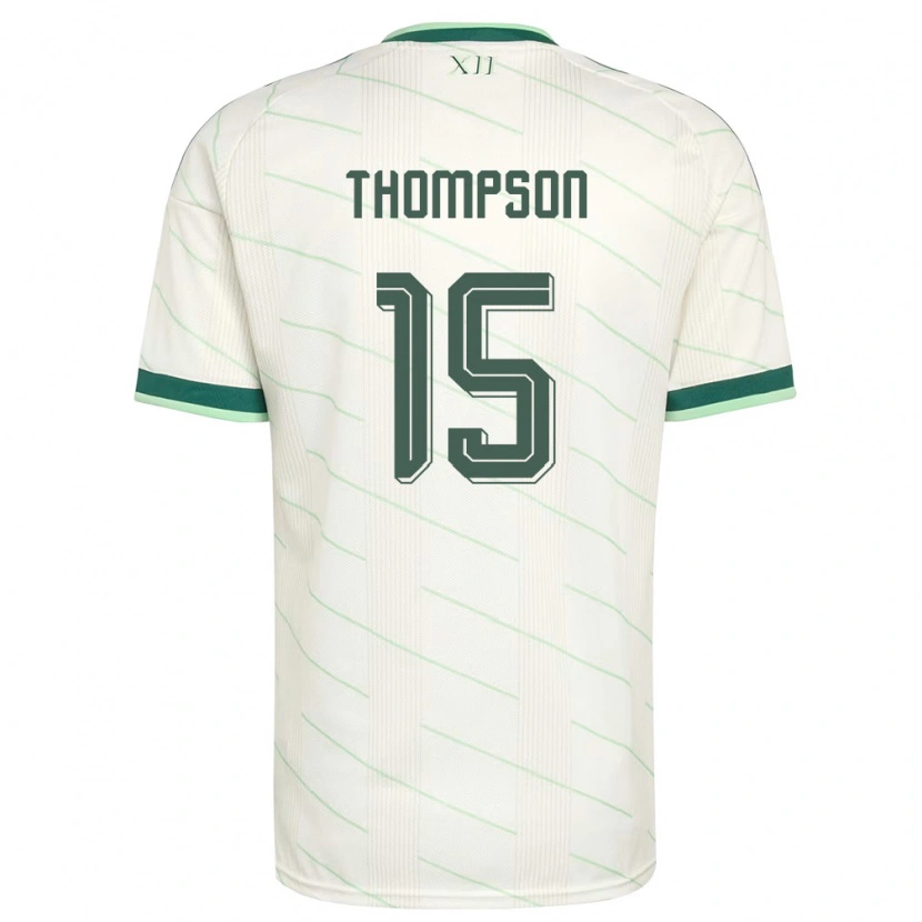 Danxen Pánské Severní Irsko Jordan Thompson #15 Bílá Zelená Daleko Hráčské Dresy 26-28 Dres
