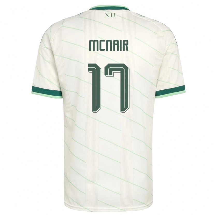 Danxen Pánské Severní Irsko Paddy Mcnair #17 Bílá Zelená Daleko Hráčské Dresy 26-28 Dres