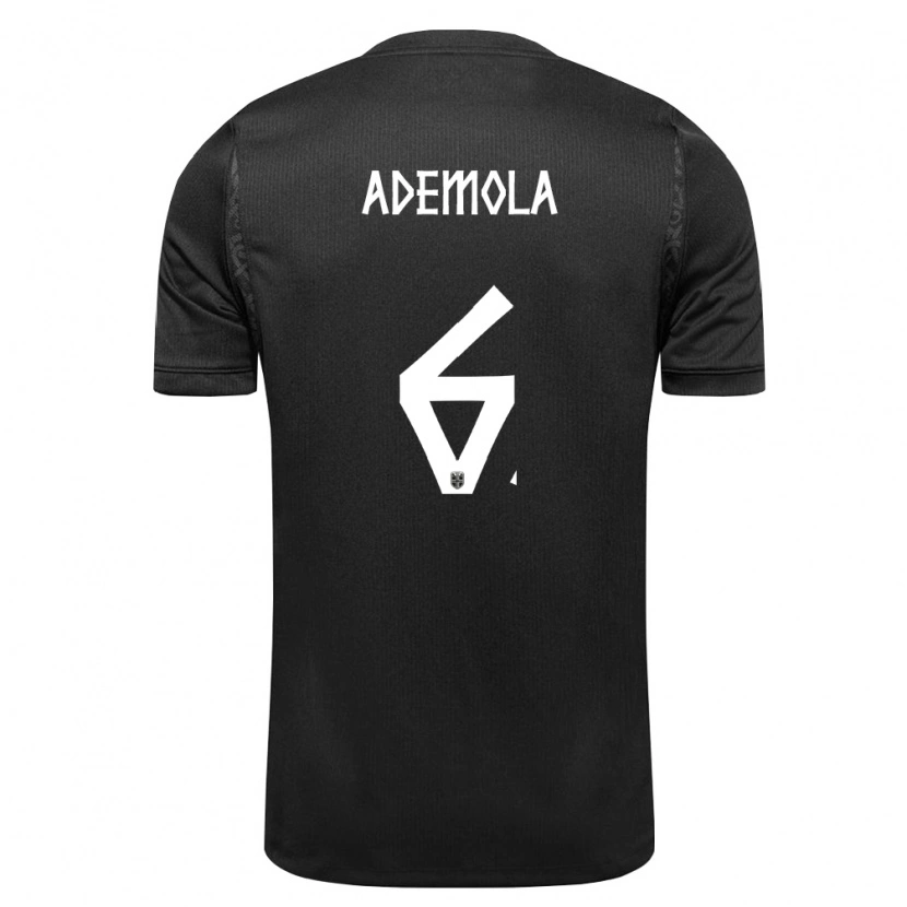 Danxen Pánské Norsko Sebastian Ademola #6 Černá Daleko Hráčské Dresy 26-28 Dres