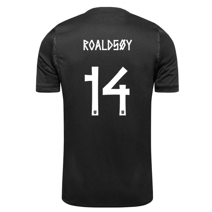 Danxen Pánské Norsko Alwande Roaldsøy #14 Černá Daleko Hráčské Dresy 26-28 Dres