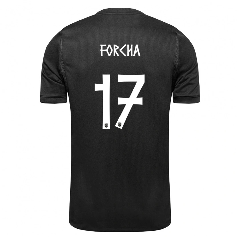Danxen Pánské Norsko Even Forcha #17 Černá Daleko Hráčské Dresy 26-28 Dres