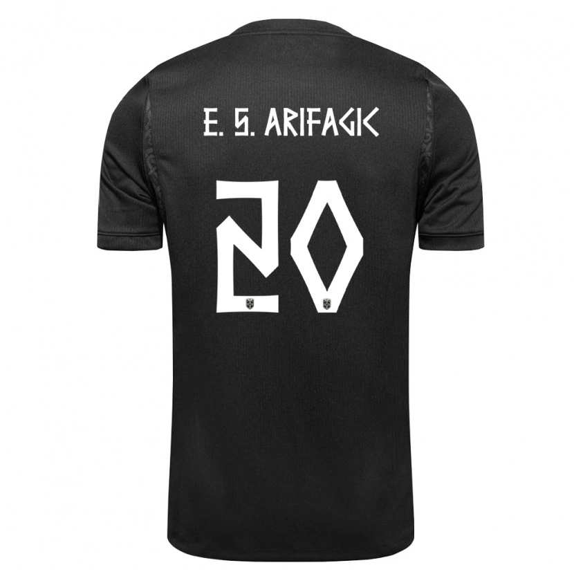 Danxen Pánské Norsko Elias Samuelsen Arifagic #20 Černá Daleko Hráčské Dresy 26-28 Dres