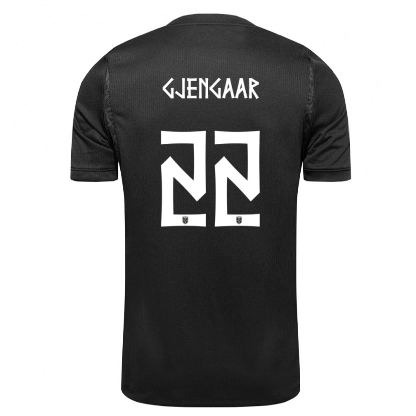 Danxen Pánské Norsko Dennis Gjengaar #22 Černá Daleko Hráčské Dresy 26-28 Dres