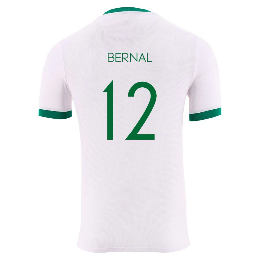 Danxen Pánské Bolívie Joel Bernal #12 Bílá Zelená Červená Daleko Hráčské Dresy 26-28 Dres