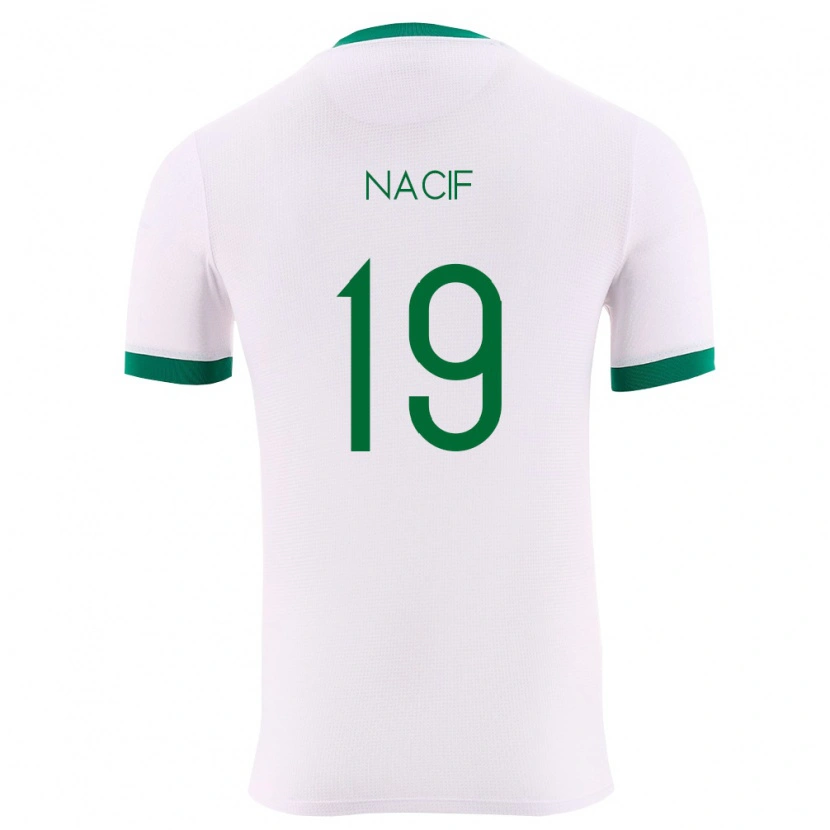 Danxen Pánské Bolívie Nabil Nacif #19 Bílá Zelená Červená Daleko Hráčské Dresy 26-28 Dres