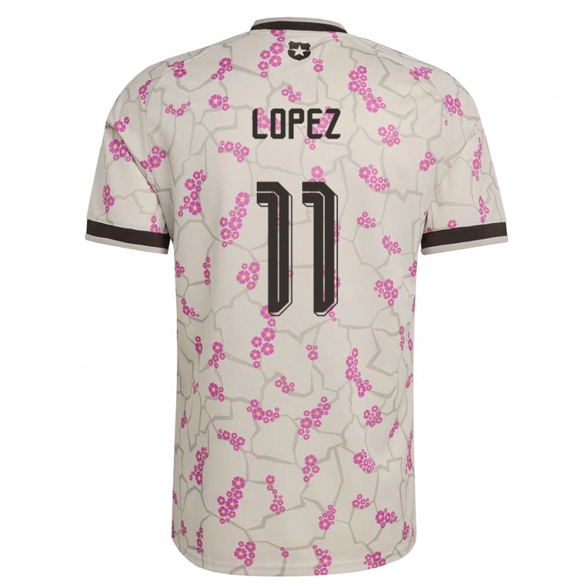 Danxen Pánské Chile Yessenia López #11 Bílá Fialová Daleko Hráčské Dresy 26-28 Dres