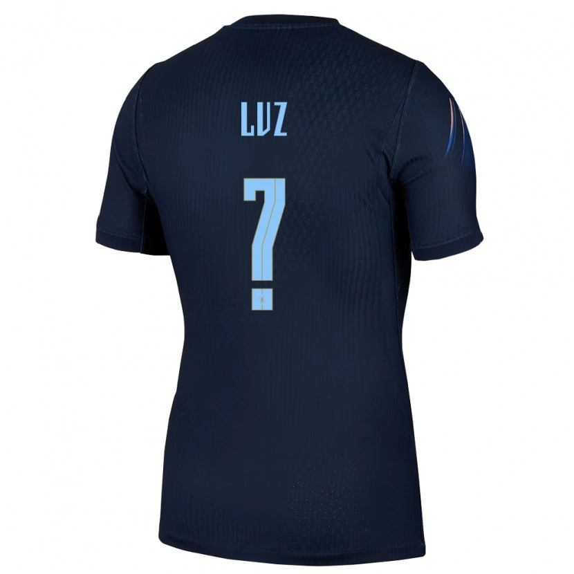 Danxen Pánské Uruguay Anderson Luz #0 Černá Modrá Daleko Hráčské Dresy 26-28 Dres