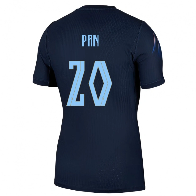 Danxen Pánské Uruguay Gonzalo Pan #20 Černá Modrá Daleko Hráčské Dresy 26-28 Dres