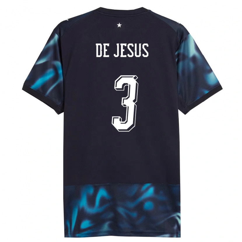 Danxen Pánské Paraguay Ronaldo De Jesús #3 Námořnická Nebeská Modrá Daleko Hráčské Dresy 26-28 Dres