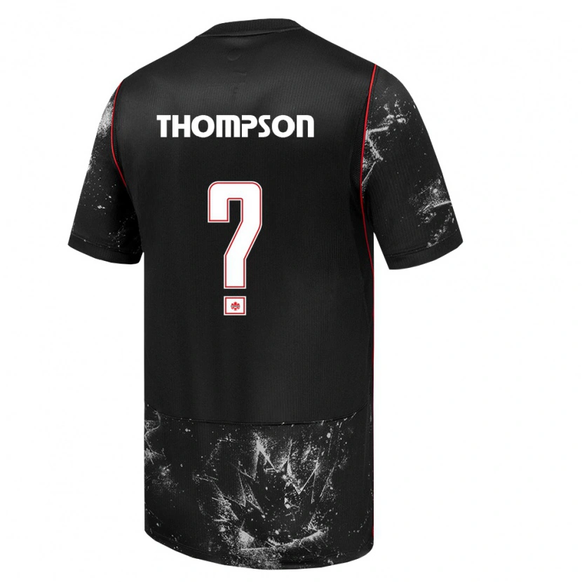 Danxen Pánské Kanada Kosi Thompson #0 Černá Bílá Červená Daleko Hráčské Dresy 26-28 Dres