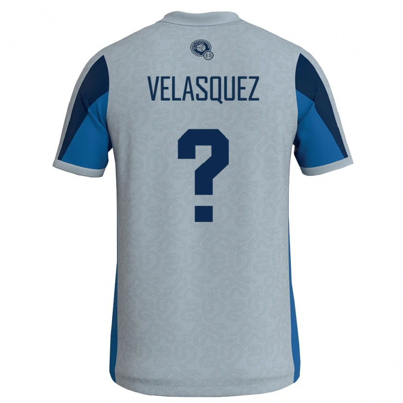 Danxen Pánské Salvador Jorge Velasquez #0 Bílá Nebeská Modrá Daleko Hráčské Dresy 26-28 Dres