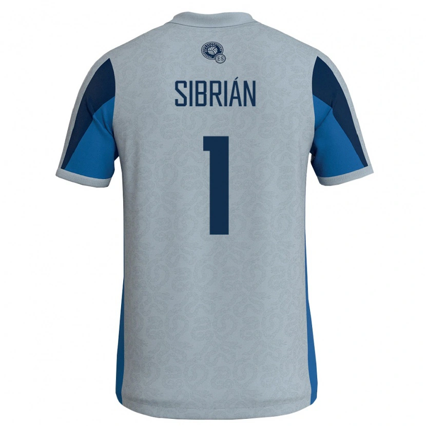 Danxen Pánské Salvador Sergio Sibrián #1 Bílá Nebeská Modrá Daleko Hráčské Dresy 26-28 Dres