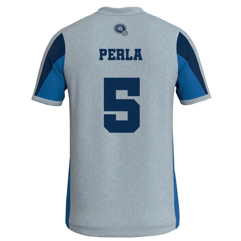 Danxen Pánské Salvador Jefferson Perla #5 Bílá Nebeská Modrá Daleko Hráčské Dresy 26-28 Dres