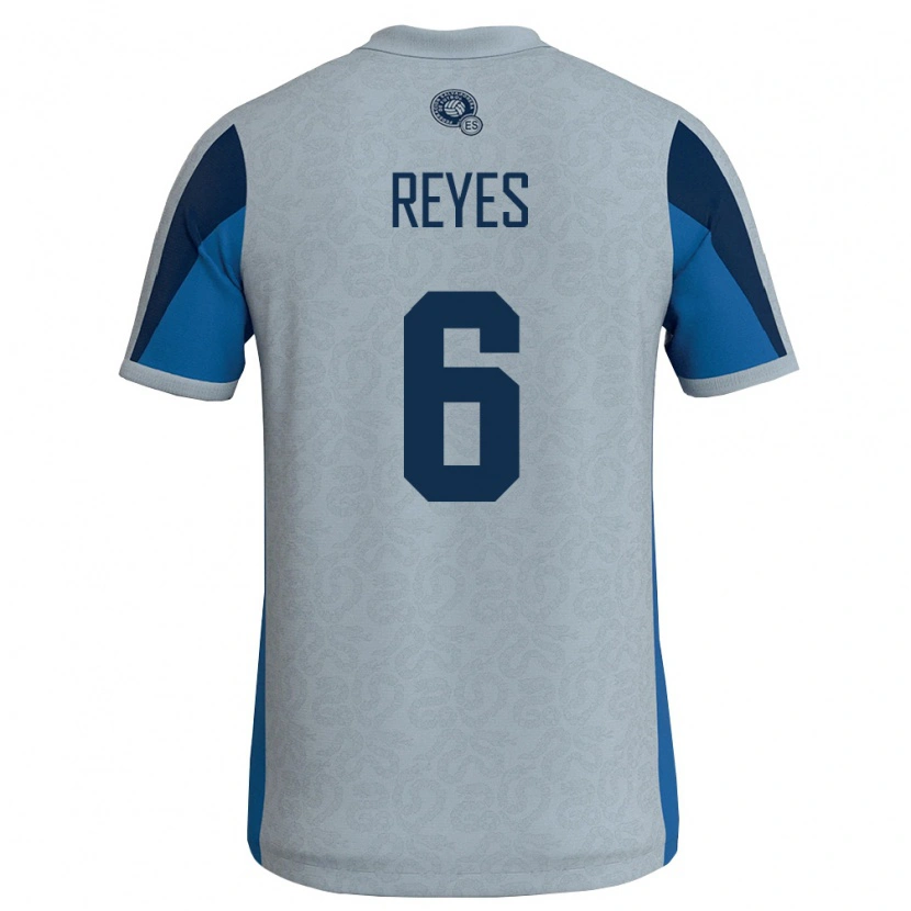 Danxen Pánské Salvador Kevin Reyes #6 Bílá Nebeská Modrá Daleko Hráčské Dresy 26-28 Dres