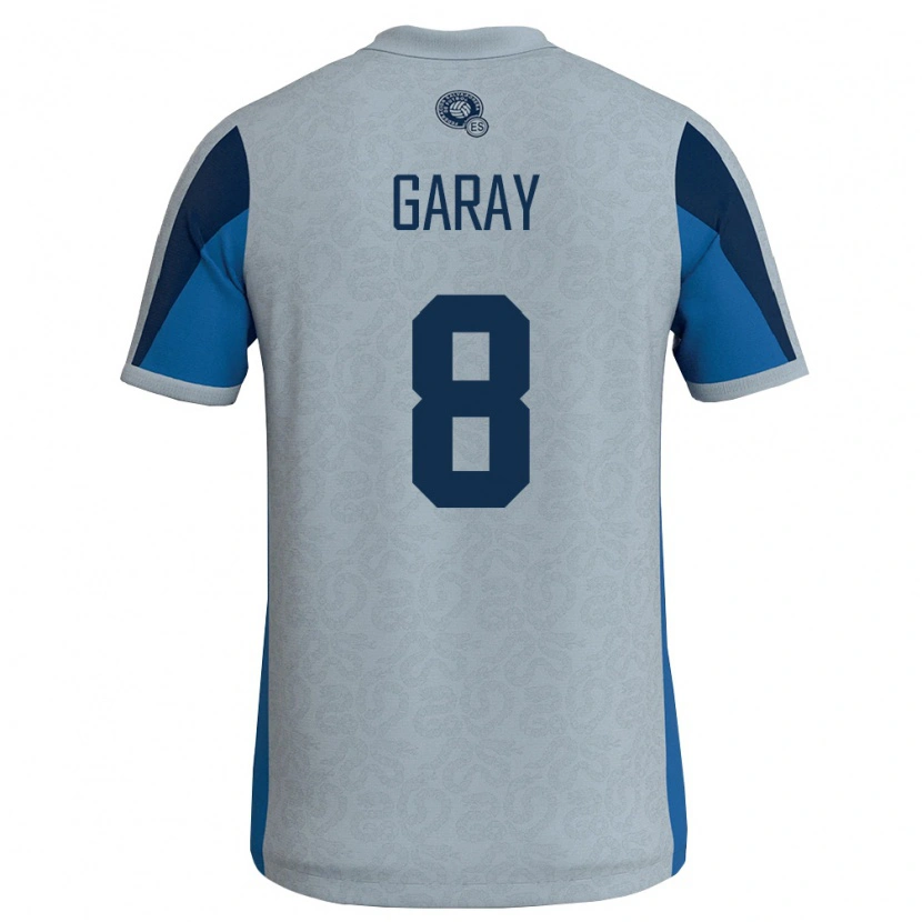 Danxen Pánské Salvador Enzo Garay #8 Bílá Nebeská Modrá Daleko Hráčské Dresy 26-28 Dres
